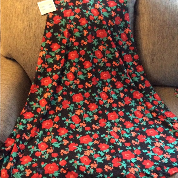 LuLaRoe Stunning Long Floral Maxi Dress New - Picture 5 of 6